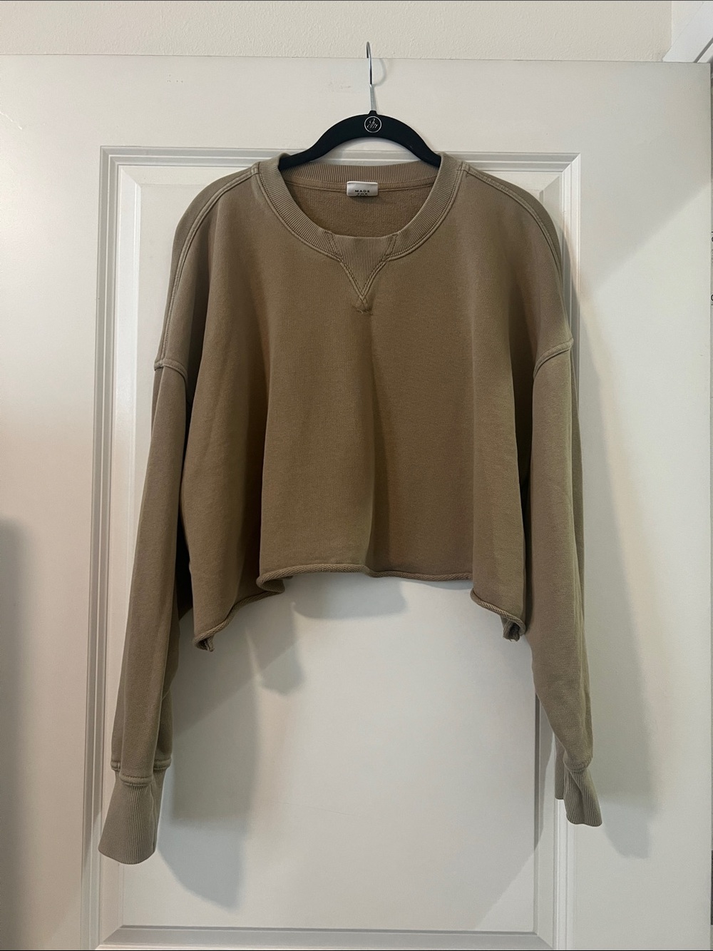 OFFLINE by aerie Cropped Crewneck Sweatshirt